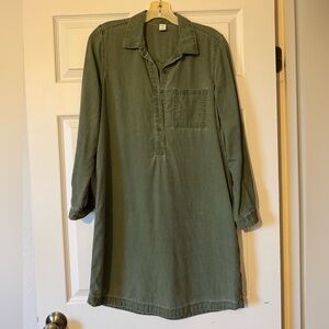 Old Navy Green Shirt Dress — Size Small